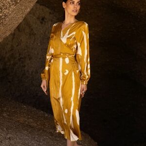 Diarrablu Lala Dress Gold Suto